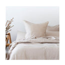 Bambury French European Pillowcase Pebble