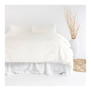 Bambury Temple Organic Cotton Quilt Cover Set Ivory