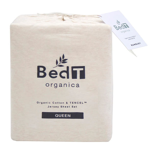 Bambury Bedt Organica Sheet Set Stone