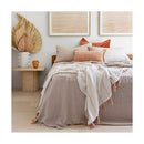 Bambury French Linen Quilt Cover Set Pebble