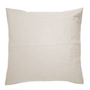Bambury French European Pillowcase Pebble