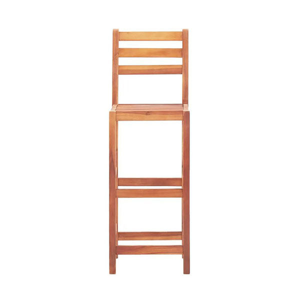 Bar Chairs 4 Pcs Solid Acacia Wood