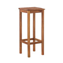 Bar Table And Chair Set 3 Pieces Solid Acacia Wood