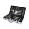 18 Pcs Stainless Steel Bbq Tool Set Barbecue Utensil Aluminium Grill