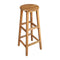 Bar Chairs 2 Pcs Solid Acacia Wood 34X34X76 Cm