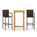 3 Piece Garden Bar Set