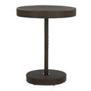 5 Piece Garden Bar Set Poly Rattan Brown