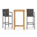 3 Piece Garden Bar Set
