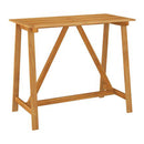 7 Piece Garden Bar Set With Cushions Brown