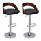 Bar Stools 2 Pcs Bent Wood