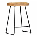 Gavin Bar Stools 2 Pcs Solid Mango Wood 45X40X62 Cm