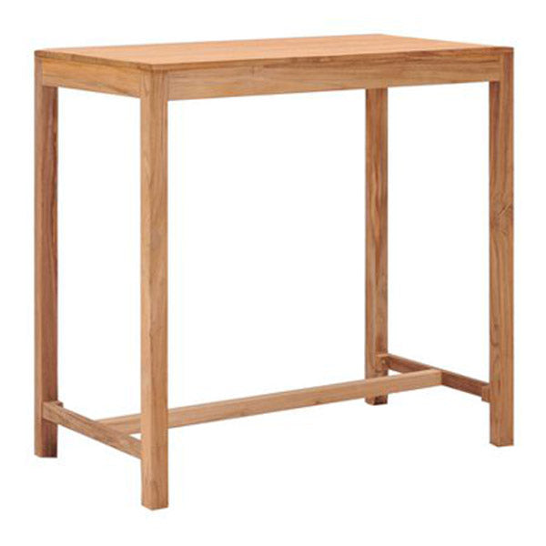 Garden Bar Table 110X60X105 Cm Solid Teak Wood