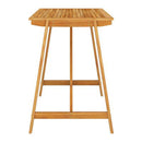 Garden Bar Table 140X70X104 Cm Solid Acacia Wood
