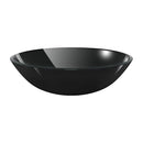 Basin Tempered Glass 42 Cm Black