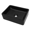 Basin Glazed Ceramic Black