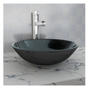 Basin Tempered Glass 42 Cm Black