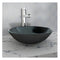 Basin Tempered Glass 42 Cm Black