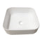 385 X 385 X 140 Mm Bathroom Square Above Counter Ceramic Wash Basin