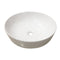 415 X 415 X 135 Mm Bathroom Round Above Counter Ceramic Wash Basin