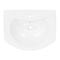Freestanding Basin With Pedestal Ceramic White 650X520X200 Mm