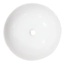 415 X 415 X 135 Mm Bathroom Round Above Counter Ceramic Wash Basin