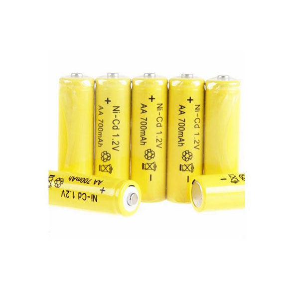 10X Aa Nicd 700 Mah Rechargeable Batteries Nicd Nickel Cadmium