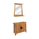 Bathroom Furniture Set Recycled Solid Recycled Pinewood