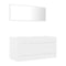 2 Piece Bathroom Furniture Set White Chipboard 900X385X480 Mm