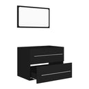 2 Piece Bathroom Furniture Set 60Cm Chipboard
