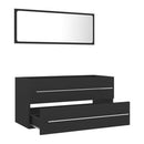 2 Piece Bathroom Furniture Set 90Cm Chipboard