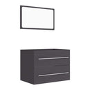 2 Piece Bathroom Furniture Set 60Cm Chipboard
