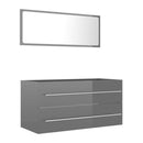 2 Piece Bathroom Furniture Set 90Cm Chipboard