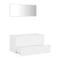 2 Piece Bathroom Furniture Set White Chipboard 800X385X450 Mm