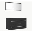 2 Piece Bathroom Furniture Set 80Cm Chipboard