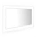 Led Bathroom Mirror White 900X85X370 Mm Chipboard