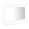 Led Bathroom Mirror White 900X85X370 Mm Chipboard