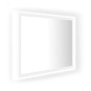 Led Bathroom Mirror White 600X85X370 Mm Chipboard