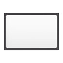 Bathroom Mirror Grey 600X15X370 Mm Chipboard