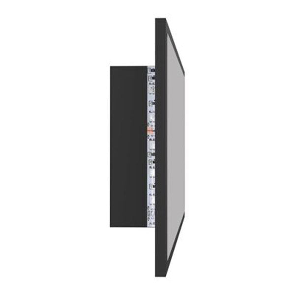 Led Bathroom Mirror Grey 80 Cm Chipboard