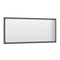 Bathroom Mirror High Gloss Grey 100 Cm Chipboard