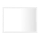 Led Bathroom Mirror White 600X85X370 Mm Chipboard