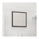 Bathroom Mirror High Gloss Grey 40 Cm Chipboard