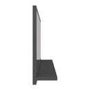 Bathroom Mirror Grey 80Cm Chipboard