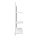 Bathroom Mirror White 600X105X450 Mm Chipboard