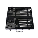 10 Pcs Stainless Steel Bbq Tool Set Outdoor Barbecue Aluminium Grill