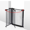 Baby Kids Pet Safety Security Gate Stair Barrier Doors Extension Panels 30Cm Bk