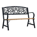 Garden Bench 120 Cm Solid Wood