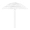 Beach Umbrella White 240 Cm