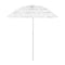 Beach Umbrella White 180 Cm