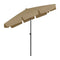 Beach Umbrella Taupe 200X125 Cm